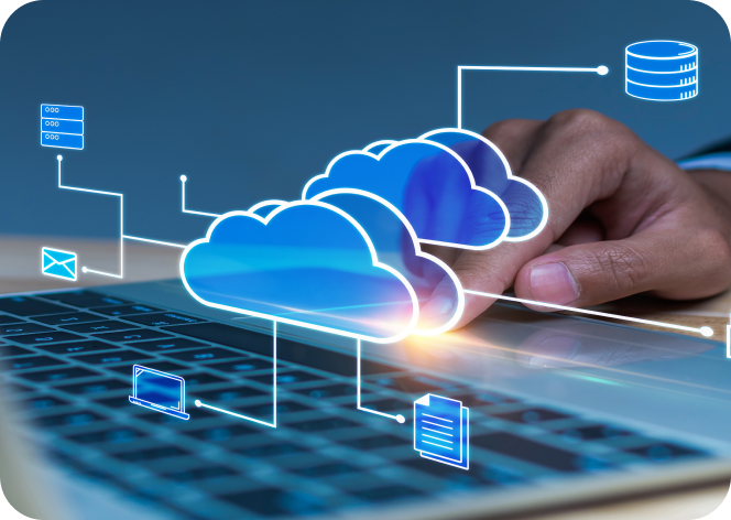 クラウド移行支援のサンプルイメージ